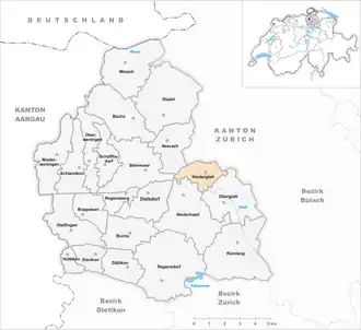 Karte von Niederglatt