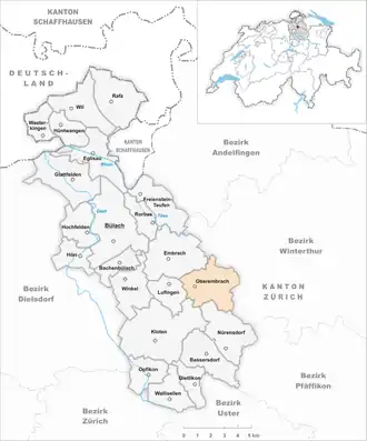 Karte von Oberembrach