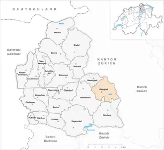 Karte von Oberglatt