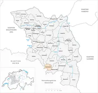 Karte von Oeschenbach