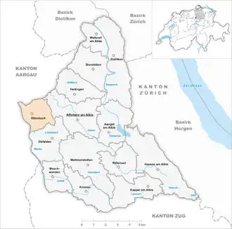 Karte von Ottenbach