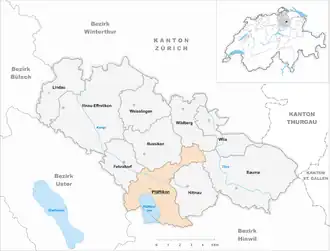 Karte von Pfäffikon