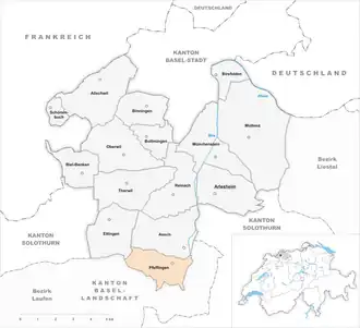 Karte von Pfeffingen