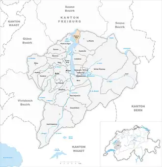 Karte von Pont-la-Ville