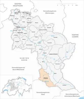 Karte von Röthenbach im Emmental