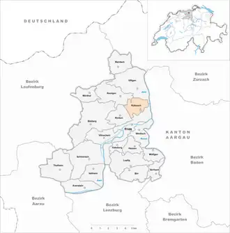 Karte von Rüfenach