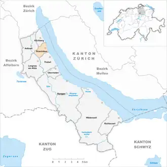 Karte von Rüschlikon