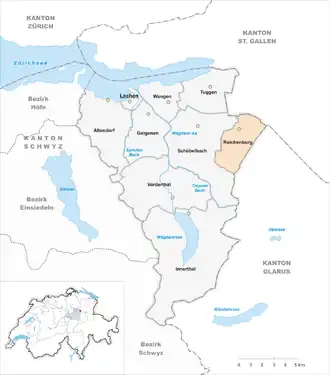 Karte von Reichenburg