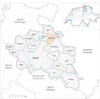 Karte von Rickenbach