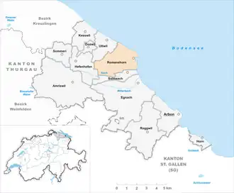 Karte von Romanshorn