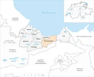 Karte von Rorschacherberg