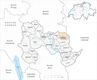 Karte von Rudolfstetten