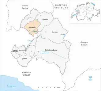 Karte von Saint-Martin