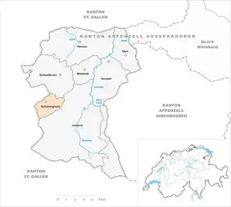 Karte von Schönengrund