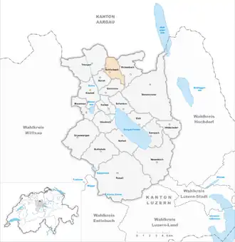 Karte von Schlierbach