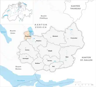 Karte von Seegräben