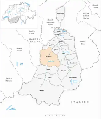 Karte von St. Niklaus