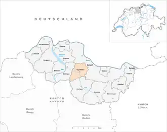 Karte von Tegerfelden