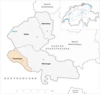 Karte von Trasadingen