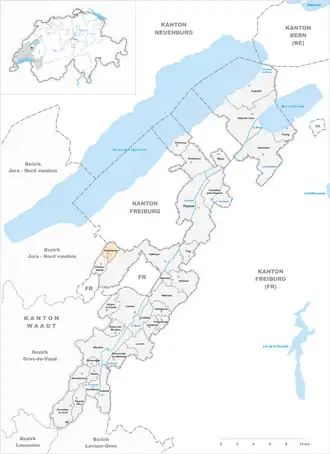 Karte von Treytorrens (Payerne)