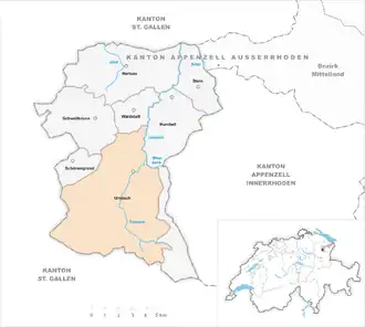 Karte von Urnäsch