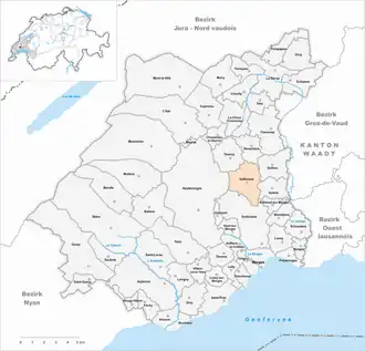 Karte von Vullierens