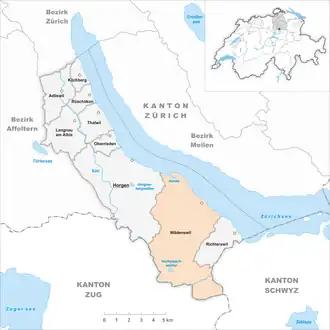 Karte von Wädenswil