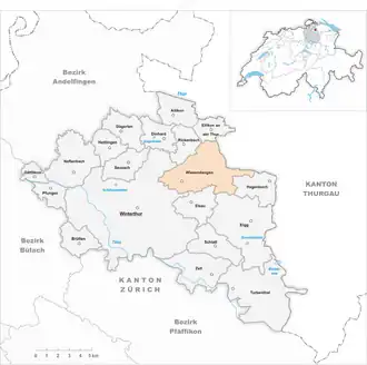 Karte von Wiesendangen