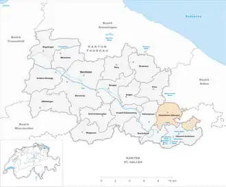 Karte von Zihlschlacht-Sitterdorf