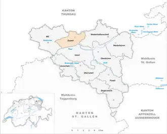 Karte von Zuzwil