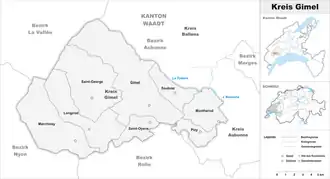 Karte von Kreis Gimel