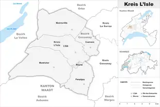 Karte von Kreis L’Isle