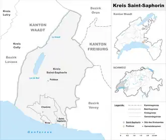 Karte von Kreis Saint-Saphorin