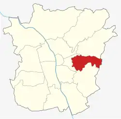 Anklickbare Karte, Waltendorf ist hervorgehoben