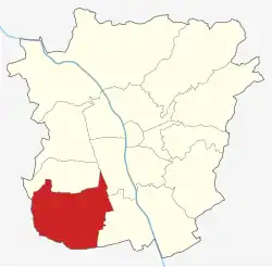 Anklickbare Karte, Straßgang ist hervorgehoben