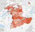 Amtsbezirke des Kantons Bern bis 30.&nbsp;Juni 2006