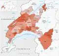 Bezirke des Kantons Waadt bis 31.&nbsp;Dezember&nbsp;1959