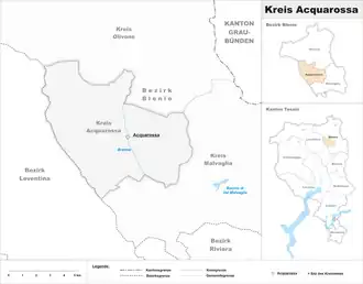 Karte von Acquarossa