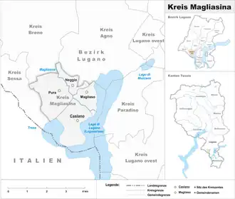 Karte von Magliasina