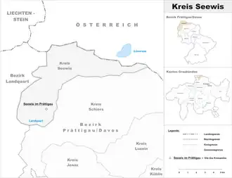 Karte von Seewis