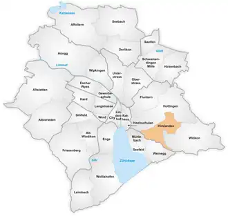 Karte von Hirslanden