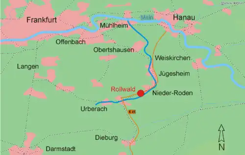 Geografische Lage Rollwalds