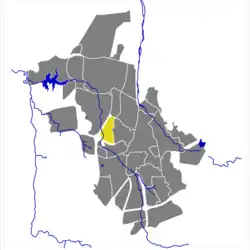 Karte von Dorado Park im Stadtgebiet von Windhoek