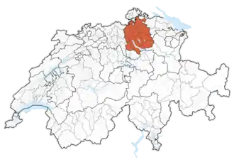 Karte Grossregion Zürich