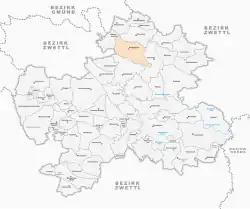 Lage von Großglobnitz in Zwettl