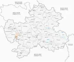 Lage von Rosenau Schloß in Zwettl