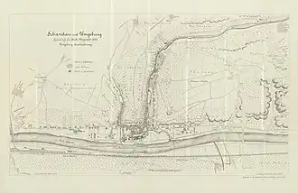 Karte von Schandau um 1900