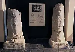 Karyatiden des Grabbaues im Museum Silifke