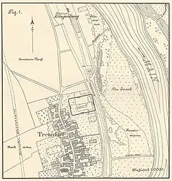 Lage des Kastells Trennfurt