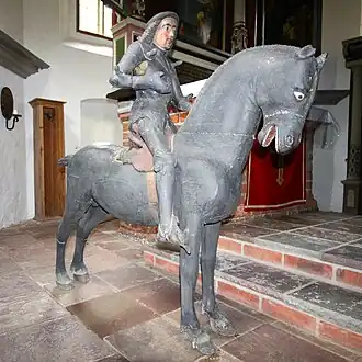 Reiterfigur des heiligen Georgs